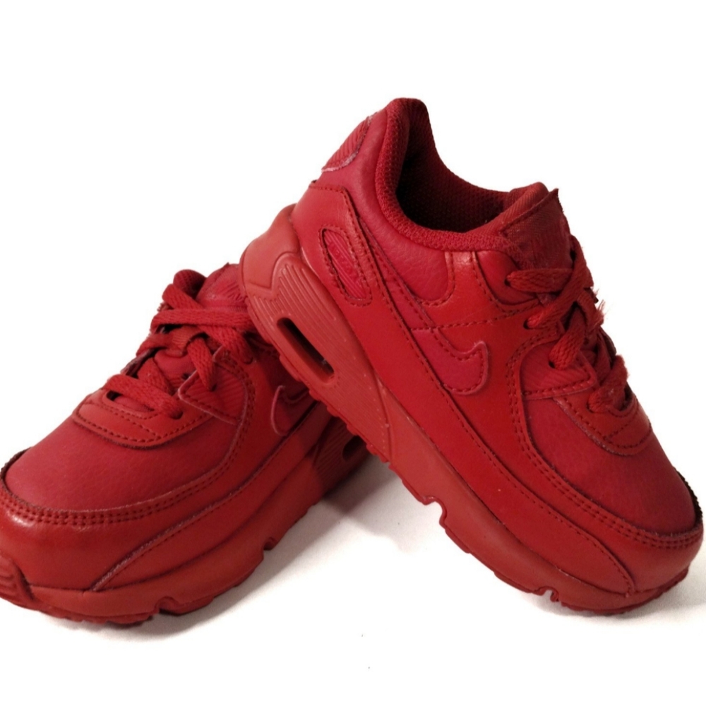 Nike Air Max 90 Red Infant Toddler 8C in Excellent condition